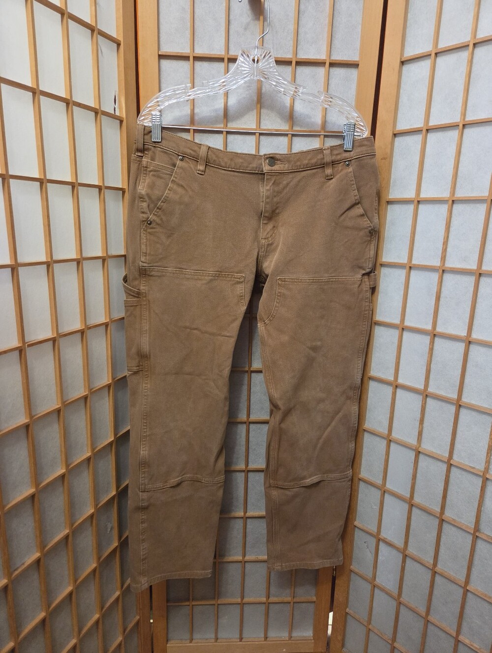 Carhartt Straight Fit Work Pants - Brown - Size 16